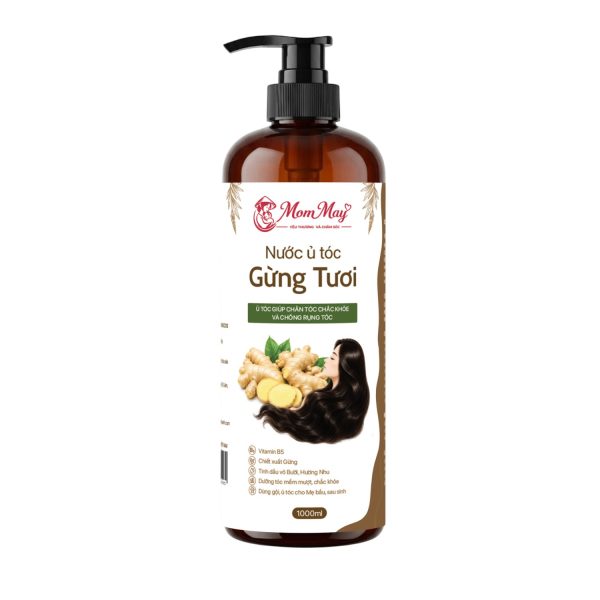 Nước Ủ Dưỡng Tóc Gừng Tươi Home Care (1000ml) - Tóc Mượt Thơm Mát, Xài Thả Ga